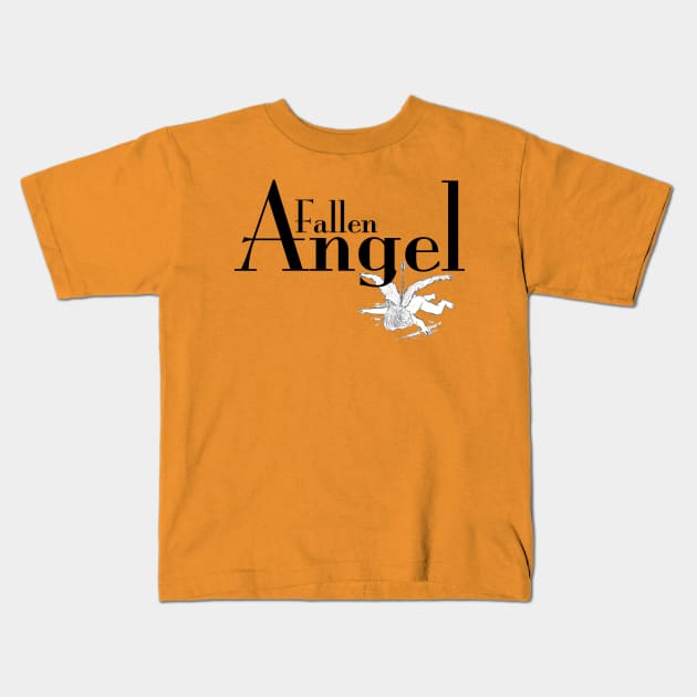 Fallen Angel - Stupid Cupid Kids T-Shirt by The Blue Box